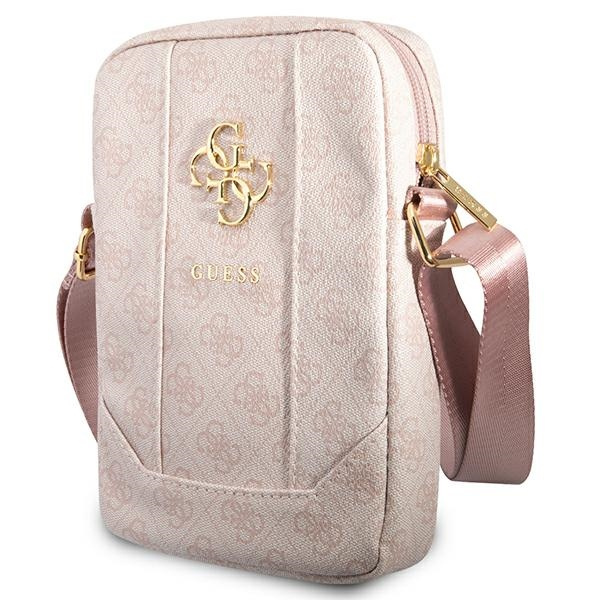 GUESS Tablet 8 4G Big Metal Logo Bag Pink