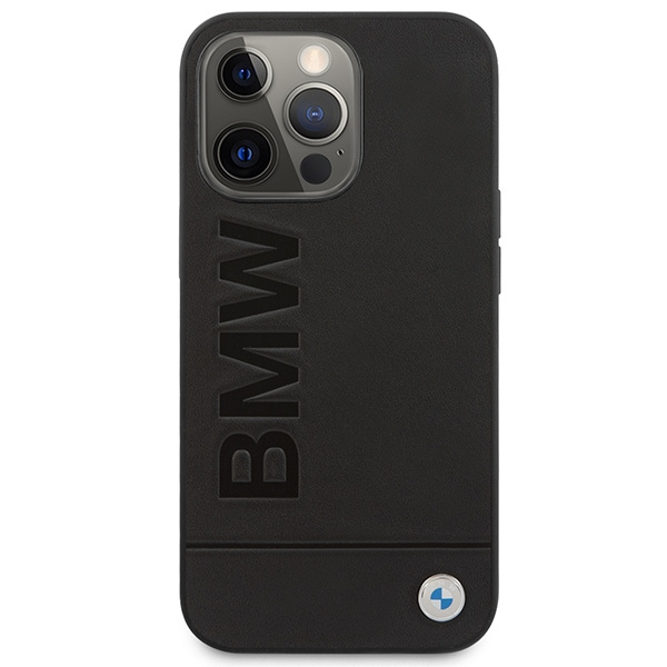 Case BMW BMHMP14XSLLBK iPhone 14 Pro Max 6.7" black/black hardcase Signature Logo Imprint MagSafe