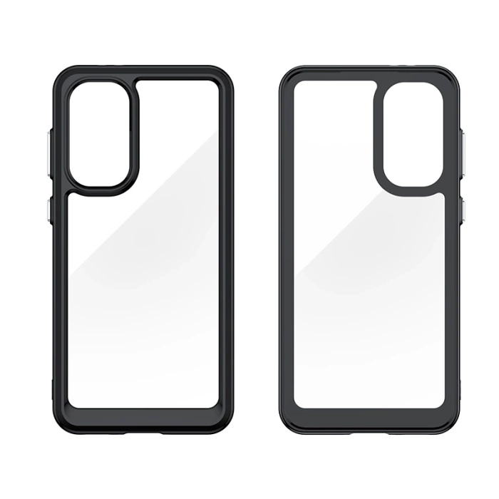 Outer Space Case for Samsung Galaxy A36 Cover with Flexible Frame - Black