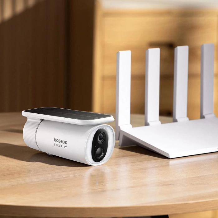 Baseus Security S1 2K Außenkamera – Weiß