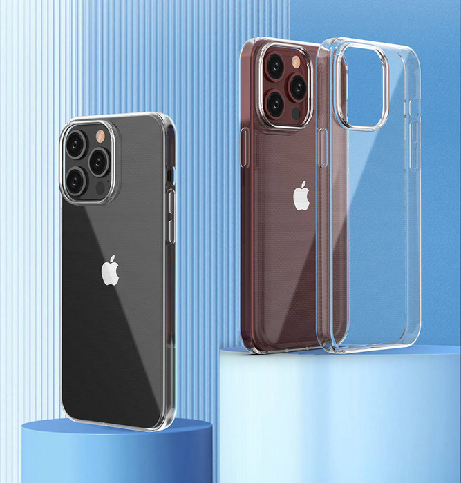 iPhone 15 Pro Max-Hülle aus der Ultra Clear-Serie in transparenter Farbe