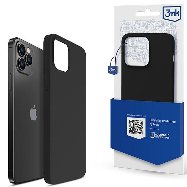 3mk Silikon Case iPhone 12 Pro Max 6,7" schwarz/schwarz