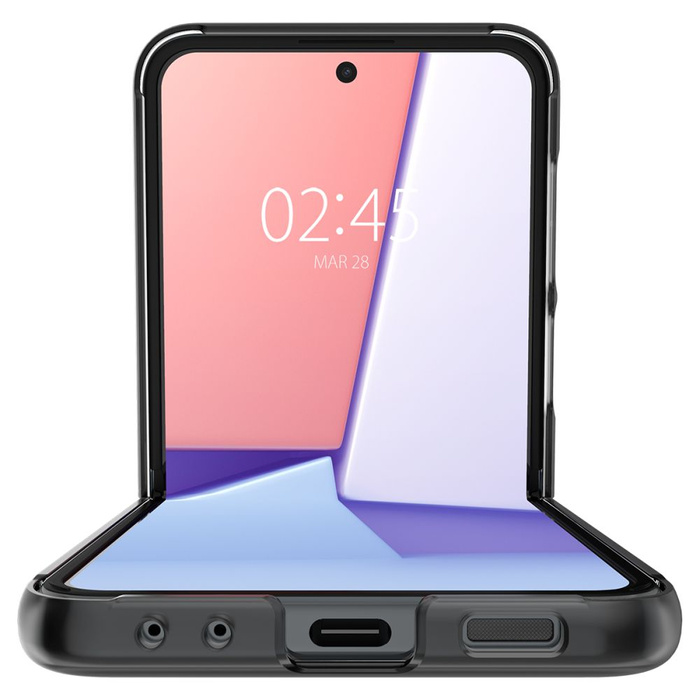Funda Spigen Thin Fit Z Flip gALAXY 5 "PRO" GRIS ESCARCHA