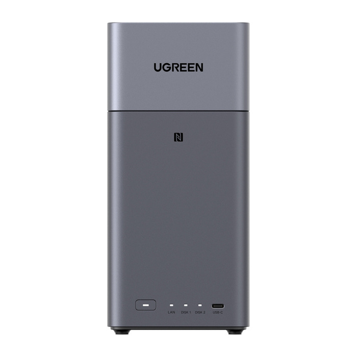 NAS-Dateiserver Ugreen DH2300, 2-Laufwerk, A72+A53, 4GB DDR4, 1GbE, 4K + kabel HDMI