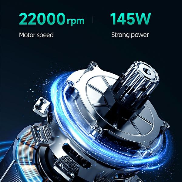 USAMS Pressure washer 5000 mAh + garden hose 5m black/black BXXCQ01 (US-ZB252)