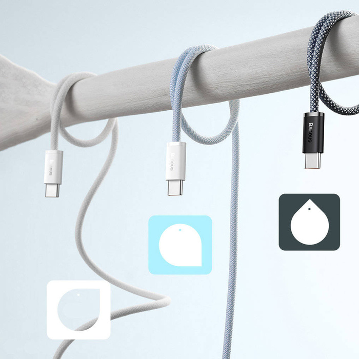 Datový kabel pro rychlé nabíjení Baseus Dynamic Series Type-C to Type-C 100W 2m Slate Grey