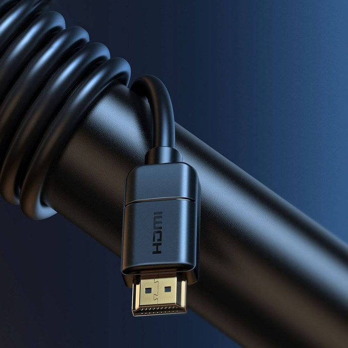 Baseus-Kabel HDMI 2.0-Kabel 4K 60 Hz 3D HDR 18 Gbps 1 m schwarz (CAKGQ-A01)