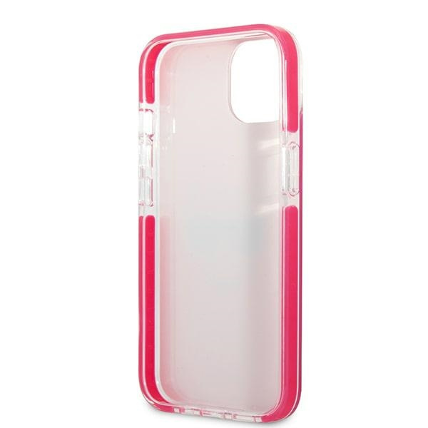Hülle KARL LAGERFELD Apple iPhone 13 Mini Choupette Kopf Fuchsia Rosa Hartcase