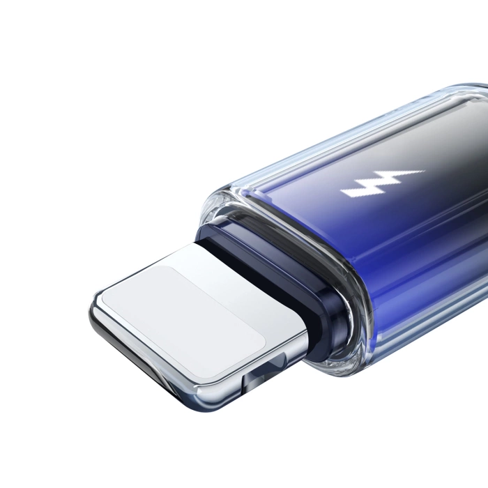 Joyroom S-A42 Crystal-Clear Series 3A USB-A - Lightning cable 1.2m - black