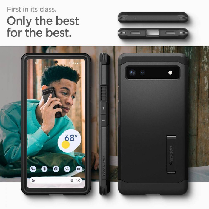 Pouzdro Spigen Tough Armor Google Pixel 6a Black