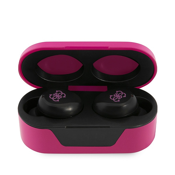 Guess kopfhörer Bluetooth GUTWST31EM TWS + Dockingstation magenta