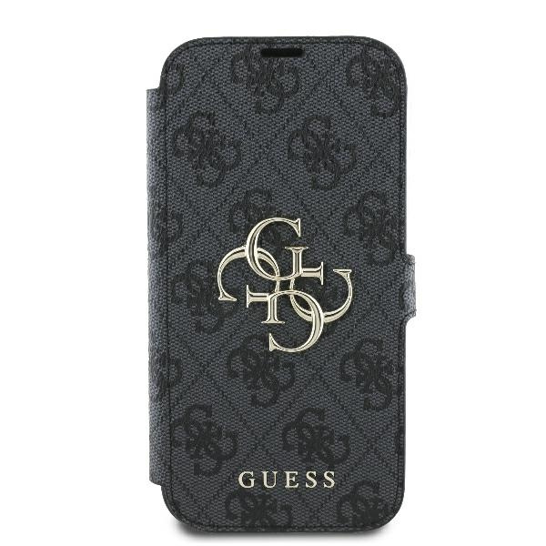 Etui Guess iPhone 16 Pro Max 6.9" czarny/black book 4G Metal Logo