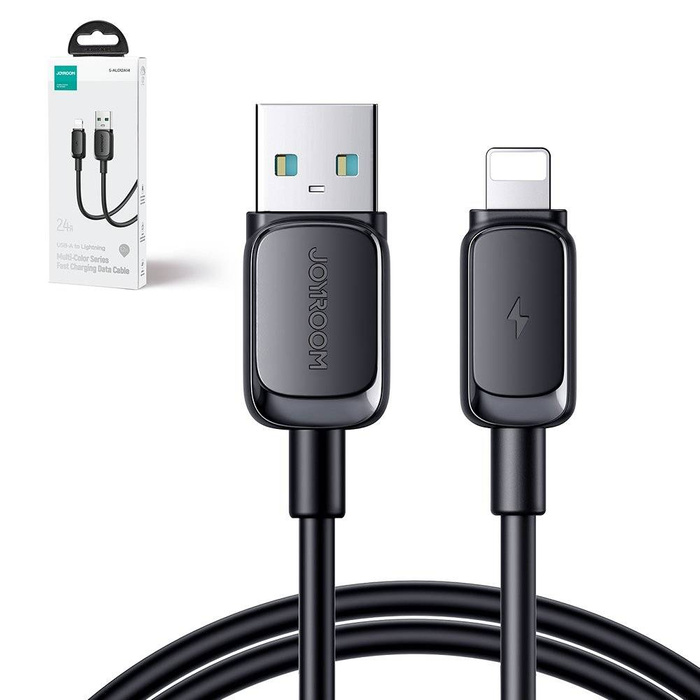 Lightning - Cavo USB 2.4A 1.2m Joyroom S-AL012A14 - nero