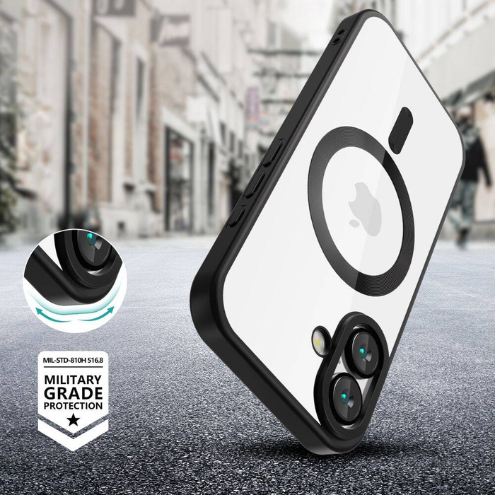 ETUI TECH-PROTECT MAGFLEX MAGSAFE IPHONE 16 SATIN BLACK