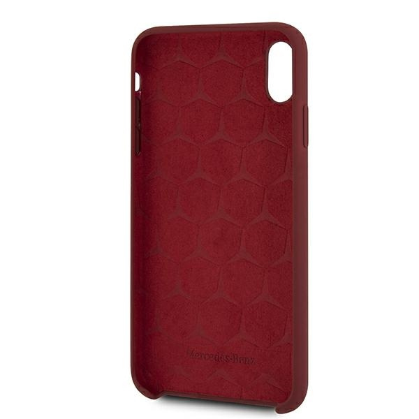 MERCEDES Case Apple iPhone Xs Max Silicone Line Red Hardcase