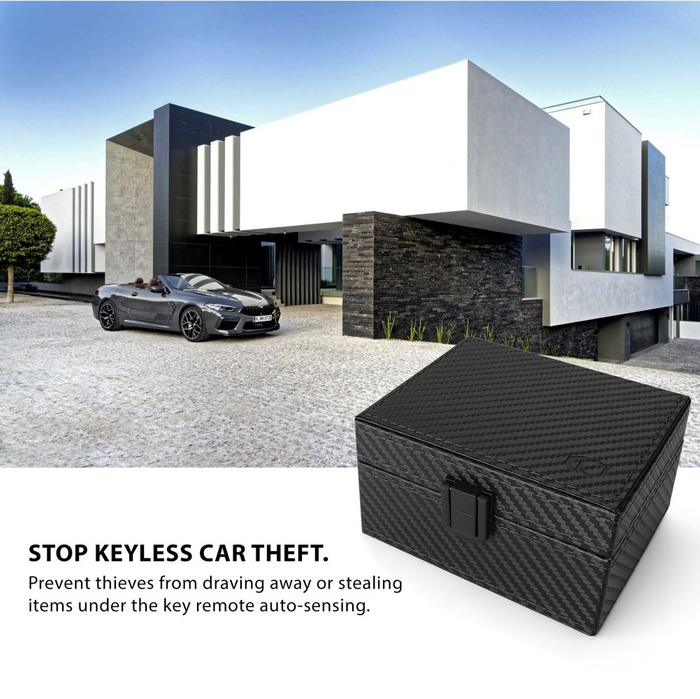 FARADAYA TECH-PROTECT V3 KEYLESS RFID SIGNAL BLOCKER BOX CARBON CAGE