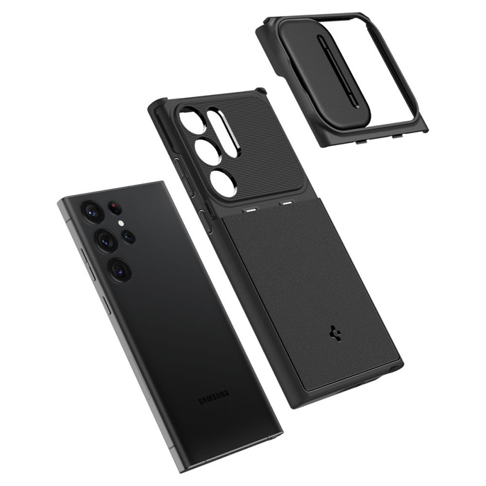 Obal Spigen Optik Armor Galaxy S23 Ultra Black Case