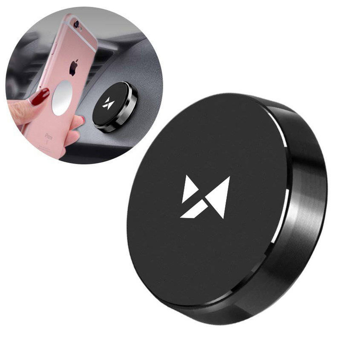 Support de tableau de bord magnétique auto-adhésif Wozinsky noir (WMH-02)