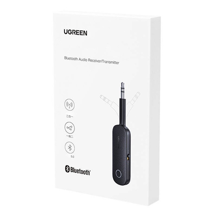 Emisor / Receptor AUX UGREEN CM403, Bluetooth 5.0 (negro)