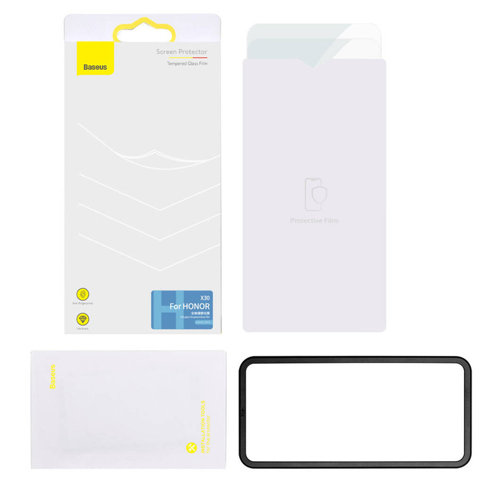 Baseus tempered Glass HONOR X30 0.3mm clear (2pcs)(SGBL024302)