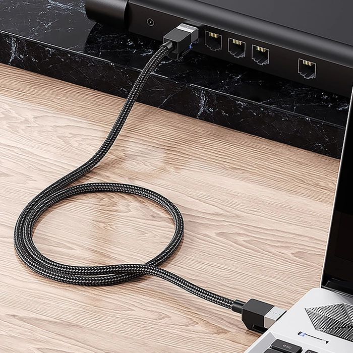 UGREEN NW153 Cat 8 F/FTP Braid Ethernet RJ45 Cable 1.5m (black)