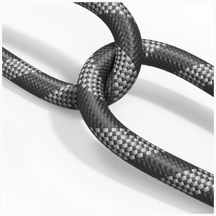 Smycz do telefonu z kablem do ładowania  Usams SJ746 30W USB-C do Lightning 1.2m różowy