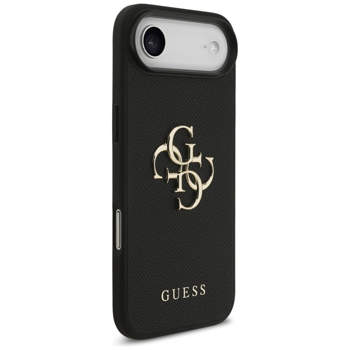 Etui Guess Grained Big 4G & Classic Logo do iPhone Air czarny