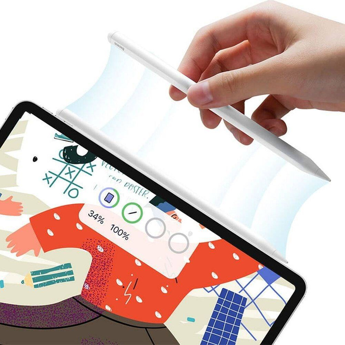 Aktiver Stift für iPad Baseus Smooth Writing 2 SXBC060102 – weiß