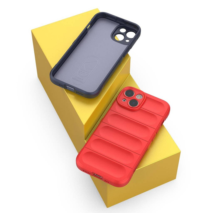 Coque Magic Shield Case pour iPhone 14 coque blindée souple bleu clair