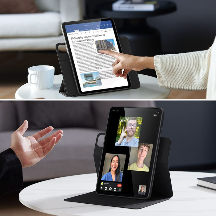 Etui Esr Rebound Hybrid iPad Air 10.9 4 / 5 / 2020-2022 / 11 6 / 2024 Black Case