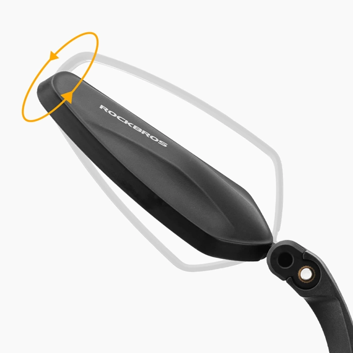 Rockbros 26210001003 rear-view left bicycle mirror - black