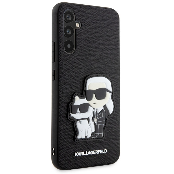 Karl Lagerfeld KLHCA54SANKCPK A54 5G A546 hardcase black/black Saffiano Karl &amp; Choupette