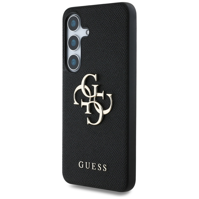 Etui Guess Grained Big 4G Logo Small      Classic Logo do Samsung Galaxy S25+ czarny