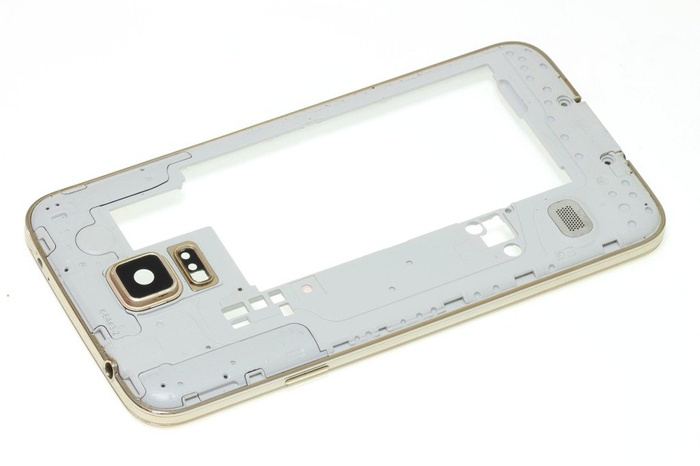 Cadre du corps de l'étui SAMSUNG Galaxy S5 Gold Grade B