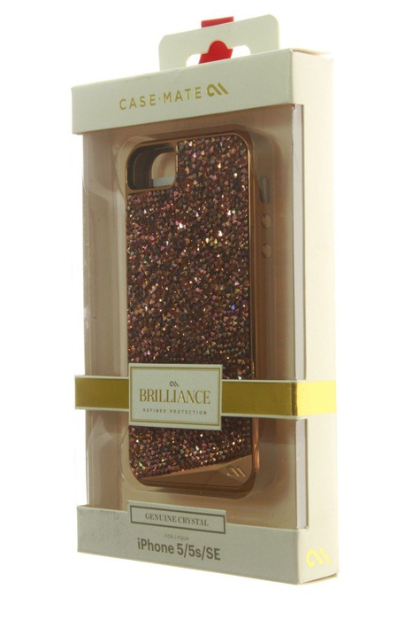 Pouzdro Apple iPhone 5 5S SE Case-Mate Brilliance Rose Gold