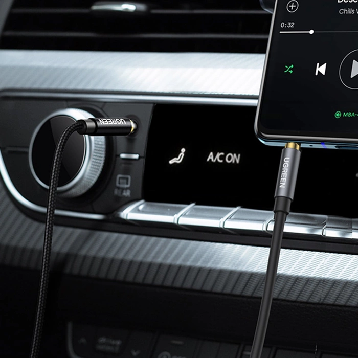 Câble jack 3,5 mm AUX Audio Extender UGREEN, 5m (noir)