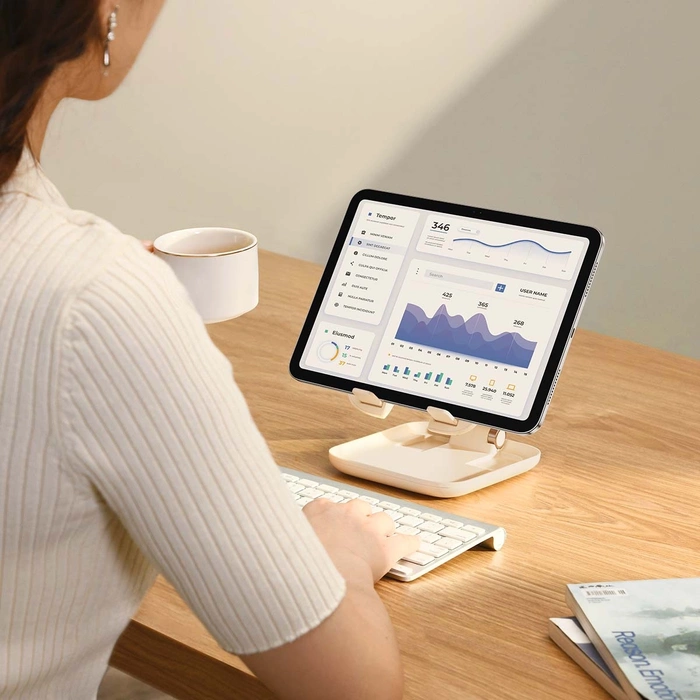 Folding Tablet Stand Baseus Seashell (pink)