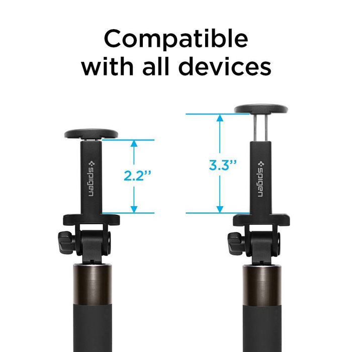 Selfie Stick SPIGEN S530w Bluetooth Fekete