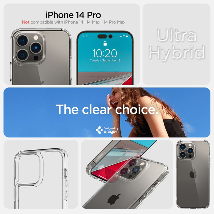 SPIGEN Iphone 13 Pro Ultra Hybrid Crystal Clear Case