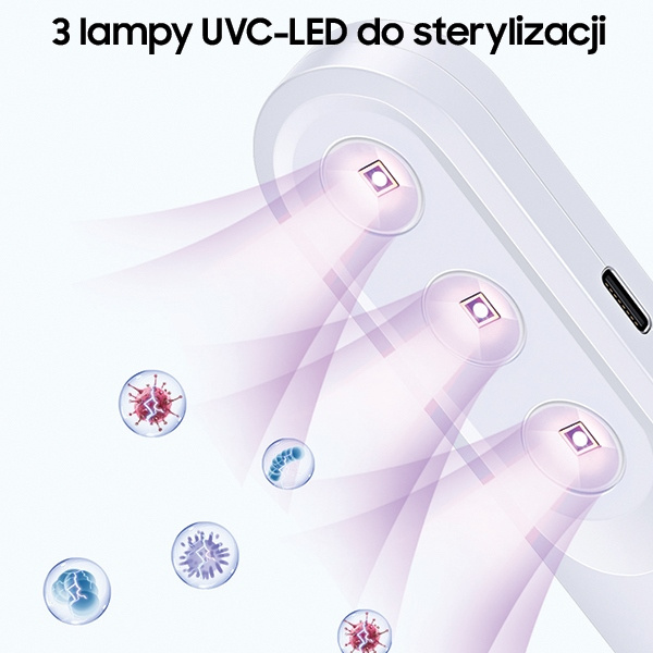 Dezinfekční lampa USAMS Mini UV-C Handheld White