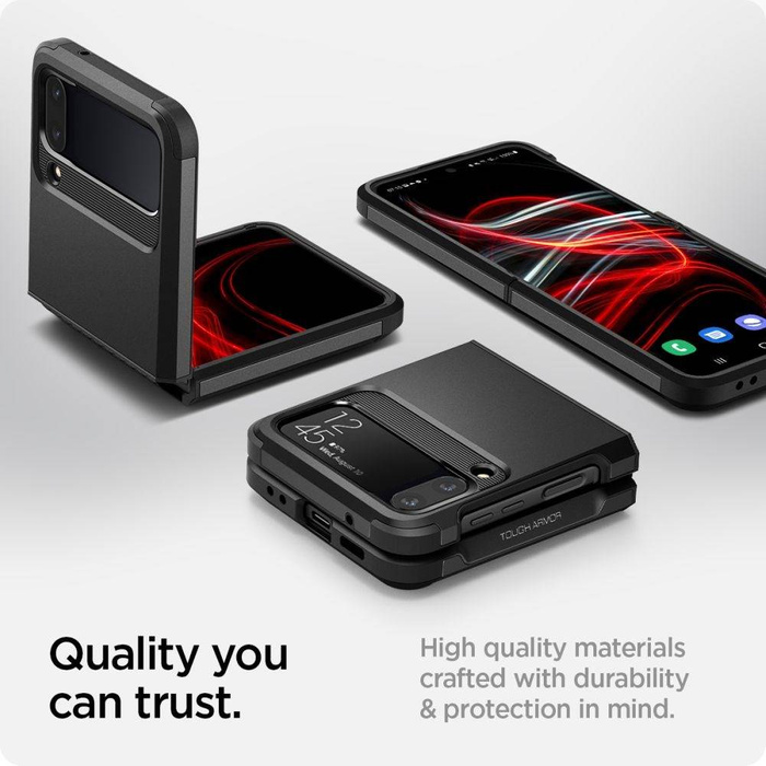 Cover Spigen Tough Armor GALAXY Z FLIP 4 NERO