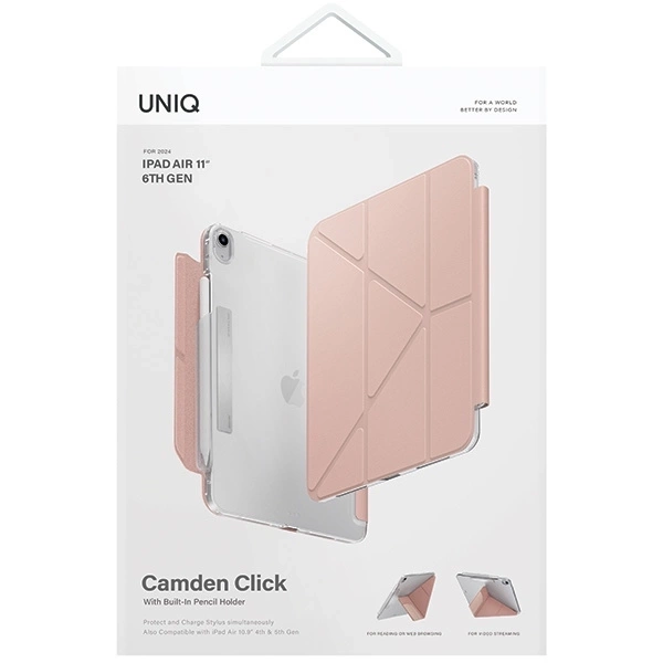 Uniq Camden Click Hülle für iPad Air 11&quot; 2024 - Rosa