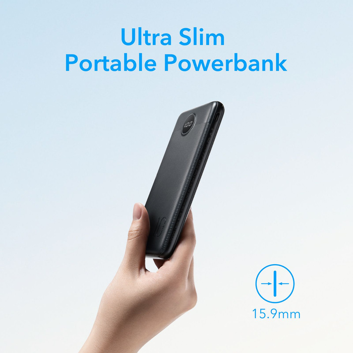 Powerbank Veger L10S (W1105PD) PD QC3.0 2A 20W 10000 mAh czarny