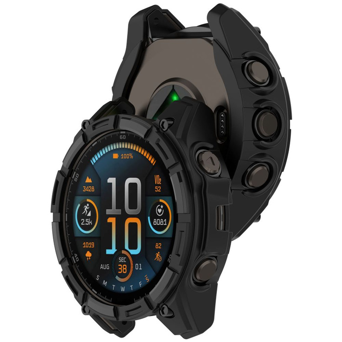 TECH-PROTECT DEFENSE AIR GARMIN FENIX 8 47MM BLACK
