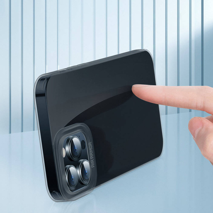 Baseus Simple Series Case gel transparente iPhone 13 Pro negro (ARAJ000401)