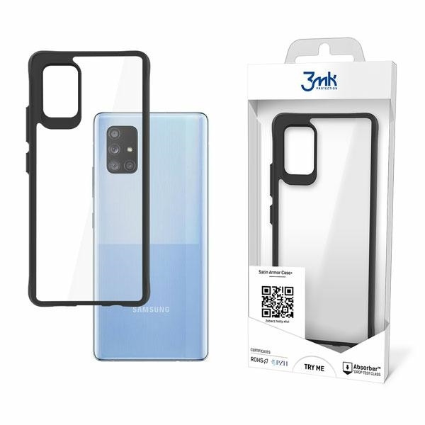 Case 3mk Samsung Galaxy A71 5G SatinArmor Case Military Grade Clear Case
