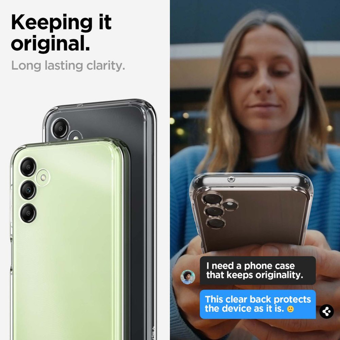 Funda Spigen Ultra Hybrid Galaxy A14 5G Cristal Clear Case