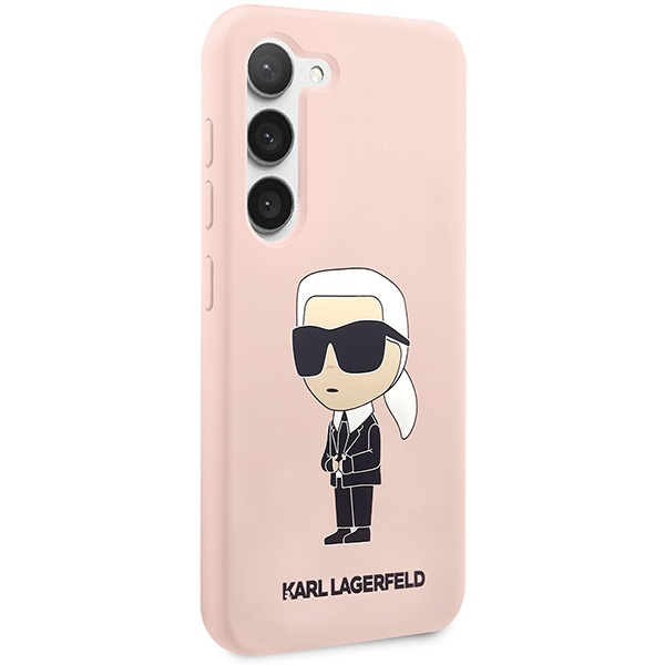 Obal Karl Lagerfeld Silicone Nft Ikonik - Obal Samsung Galaxy S23 (růžový) Case