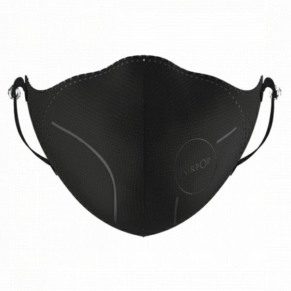 Maschera protettiva AirPOP LIGHT SE nero/nero