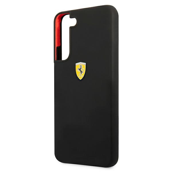 Case FERRARI Samsung Galaxy S22 Plus On Track Silicone Black Hardcase